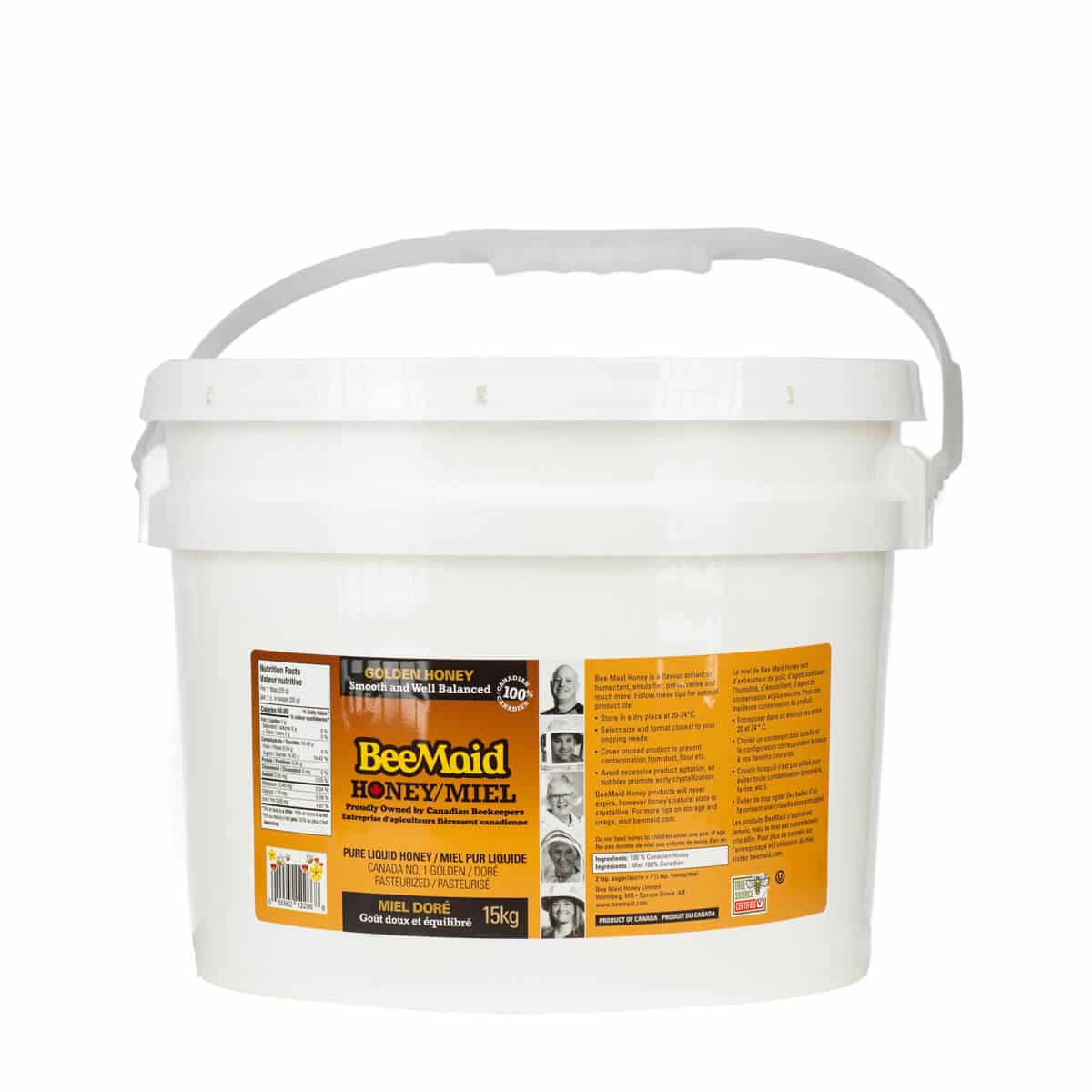 Featured image for “Golden Honey 15kg Plastic Pail”