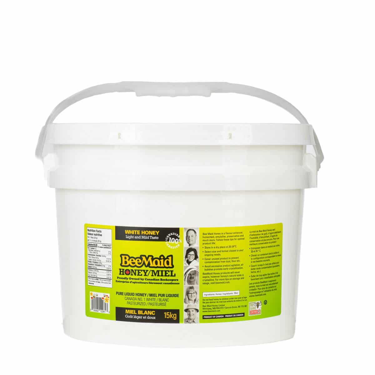 Featured image for “White Honey 15kg Plastic Pail”
